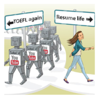 Finish TOEFL iBT. Resume life.