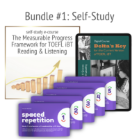 Self-Study Bundle #1 for TOEFL iBT Reading & Listening