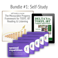 Self-Study Bundle #1 for TOEFL iBT Reading & Listening