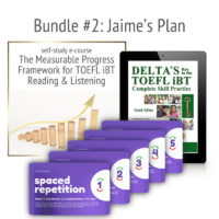 Bundle #2: Get Jaime's Customized Assignments for TOEFL iBT R & L