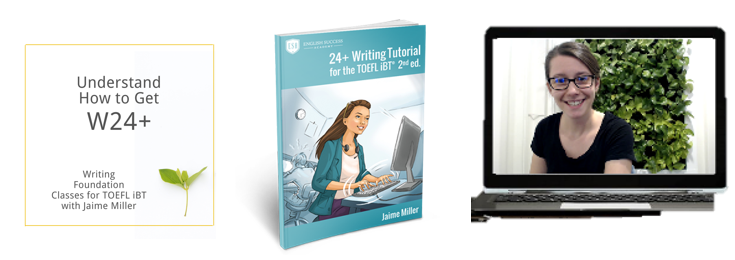 Need W24? The biggest difference is that my program targets and retrains your “fossilized errors” with grammar, vocabulary and pronunciation. Study for TOEFL iBT with Jaime Miller's e-courses and live Zoom classes. Named "Best Personalized Instruction" by Intelligent.com