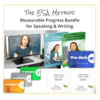 The ESA Method: Measurable Progress Speaking & Writing Bundle (4-pay)